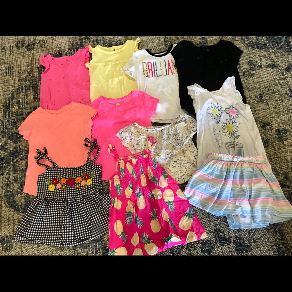 Little girls shirts size 6 bundle